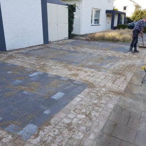 Oprit bestraten