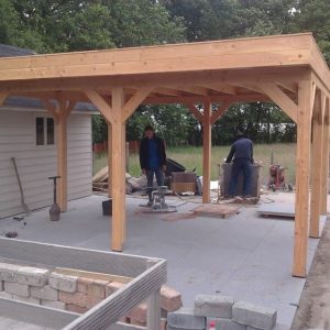 Bestrating terras in Oosterhout