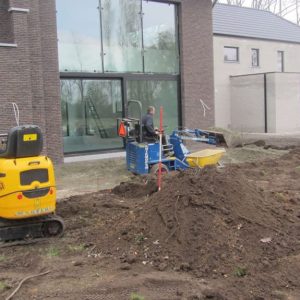 Voorwerk bestrating in Teteringen
