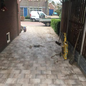 Oprit bestraten Prinsenbeek