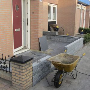 Voortuin bestraten in Terheijden